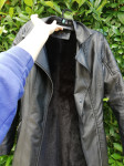 Črna jakna Libland iz umetnega usnja velikost S