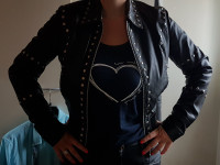 Jakna črna neti nova (z etiketo)