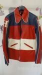vintage ženska motoristična usnjena jakna