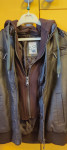 Otroška spomladanska jakna v videzu usnja, št. 140 in hlače, Yes zee