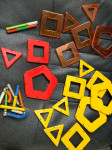 Komplet magnetov z liki - GEOMAG