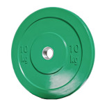 Disk za vadbo 10 kg, gumiran bumper disk
