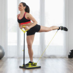 Fitnes Platforma za krepitev mišic zadnjice in nog z vodnikom z vajami