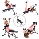 Multi funkcijska vadbena klop z elastikami