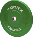 TOORX OLIMPIJSKI BUMPER KOLUT 10 kg, fi-50mm, zelen