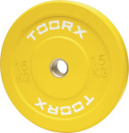TOORX OLIMPIJSKI BUMPER KOLUT 15 kg, fi-50mm, rumen