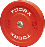 TOORX OLIMPIJSKI BUMPER KOLUT 25 kg, fi-50mm, rdeč