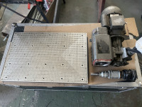 Vakum miza 60x40 in vakuumska črpalka 900W Rotek za CNC, laser