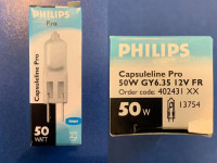 Philips Halogen Capsuleline Pro 50W Lamp GY6.35 12V