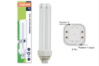 Žarnica OSRAM 18W PL-C 4000K 1200lm podnožje G24q-2 4pin