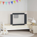 vidaXL Posteljno varovalo za malčke temno sivo 90x25 cm blago