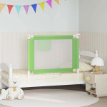 vidaXL Posteljno varovalo za malčke zeleno 100x25 cm blago