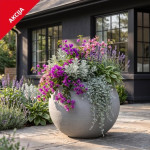 DEKORATIVNI CVETLIČNI LONEC NSB-0143 60x60 cm / FIBERGLASS Premium lon