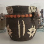 DOM - dekoracija ■večja glinena etno vaza