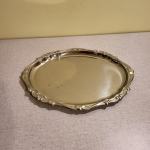 KROŽNIK, TACNA SREBRNA OVALNA