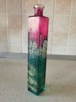 Okrasna vaza/ročna poslikava 25x4cm