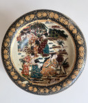 ORIENTALSKA PORCELANASTA SKLEDICA-SATSUMA STIL-BOGATA POZLATA