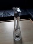 Steklena vaza z graviranimi mehurčki