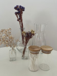 Steklene vaze in posodice