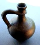 Vaza keramika - prekmurska, siva nova