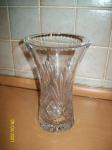 Vaza kristalna + podarim malo stekleno vazo