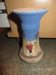 vaza, kupljena v Tuniziji, višina 19 cm