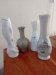 Vaza, vaze porcelan, keramika 4 kom