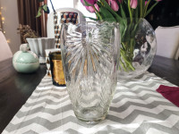 Vintage steklena vaza