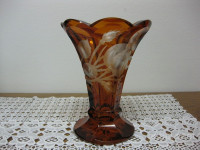 Bidermajer, biedermeier steklena vaza