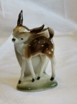 Retro vintage Bambi vazica/kipec iz porcelana