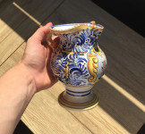 Starinska keramična vaza (ročne poslikave)