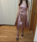 Elegantna/večerna roza obleka