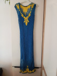 Karen Millen viskozna maxi pletena obleka 38/40