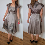 Komplet elegantna/svečana obleka & bolero Derhy - velikost L