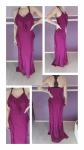 Prodam Novo Vijolično Dolgo Obleko
