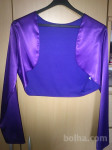 Ženski bolero, svetlikajoče vijolične barve, št. 40