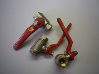 Kroglični ventil 1/4 cole, za vodo, novo