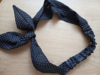 NOVA ČRNO BELA VERIŽICA IZ BLAGA