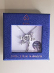 Verižica Aura s Swarovski kristali, kačji pastir