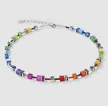 Verižica multicolour rainbow GeoCUBE®