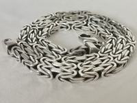Čudovita srebrna verižica 56 cm, kraljevi vez, srebro 925/1000