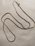 Srebrna verižica - 96 cm + 20 cm