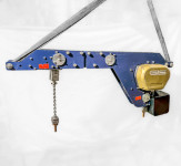 Dvojno električno verižno dvigalo GIS 250kg; V: 10/1.5 m/min; H: 4m