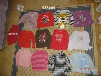 98-104 otroška oblačila: majice hlače. Prodam ali menjam