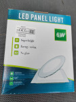 led panel 6w warm white okrogel