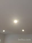 Led vgradne luči paneli slim strop,6w x6 kot nove