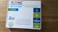 V-Tac LED panel 18W 4500k, vgradni