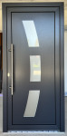 NOVO!1000x2000 in 1000x2100 PVC VRATA SALAMANDER/ANTRACIT-BELA