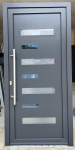 NOVO!1000x2000 in 1000x2100 PVC VRATA SALAMANDER/ANTRACIT-BELA