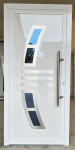 NOVO!1000x2100 ALU VRATA TERMO 65/BELA/INOX ROČAJ/BERI OPOMBE!!